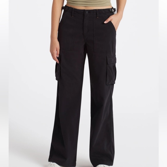 Sanctuary | Black Wide leg Cargo Pants - Picture 2 of 13